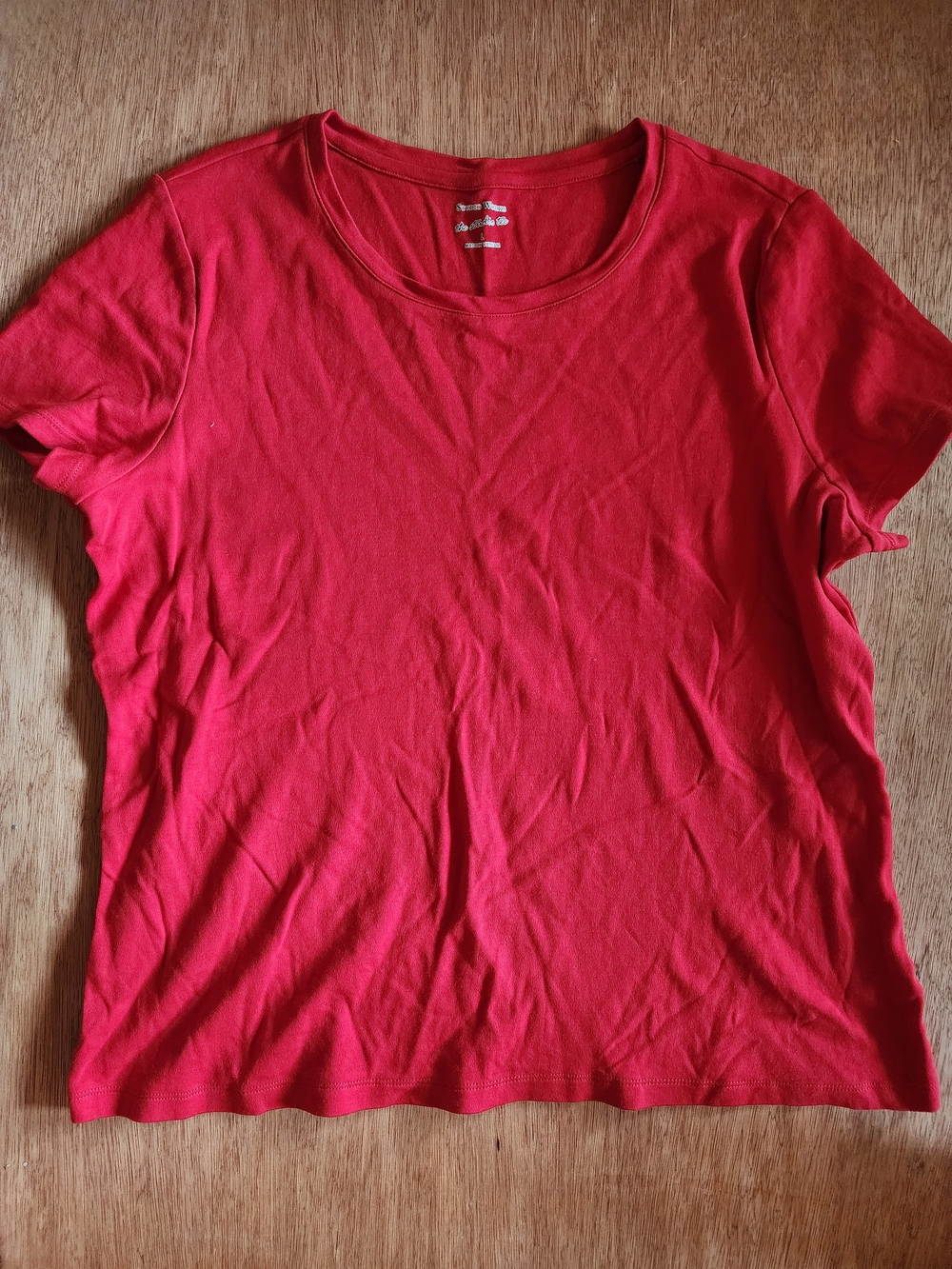 Studio Works The Studio Tee Classic Crimson Red Crew Neck T-Shirt Size L
